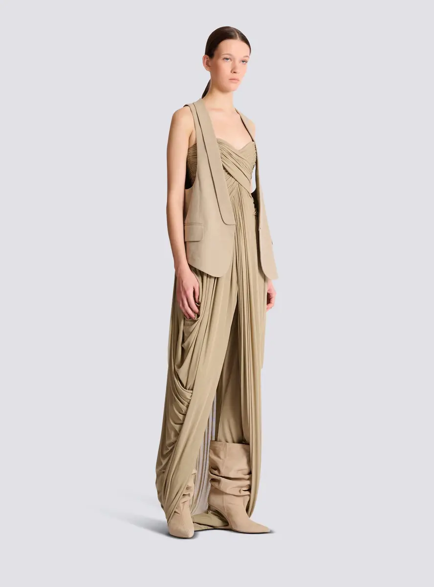 Balmain Cotton gabardine vest | Thumbnail 3 Balmain Cotton gabardine vest | Thumbnail 3