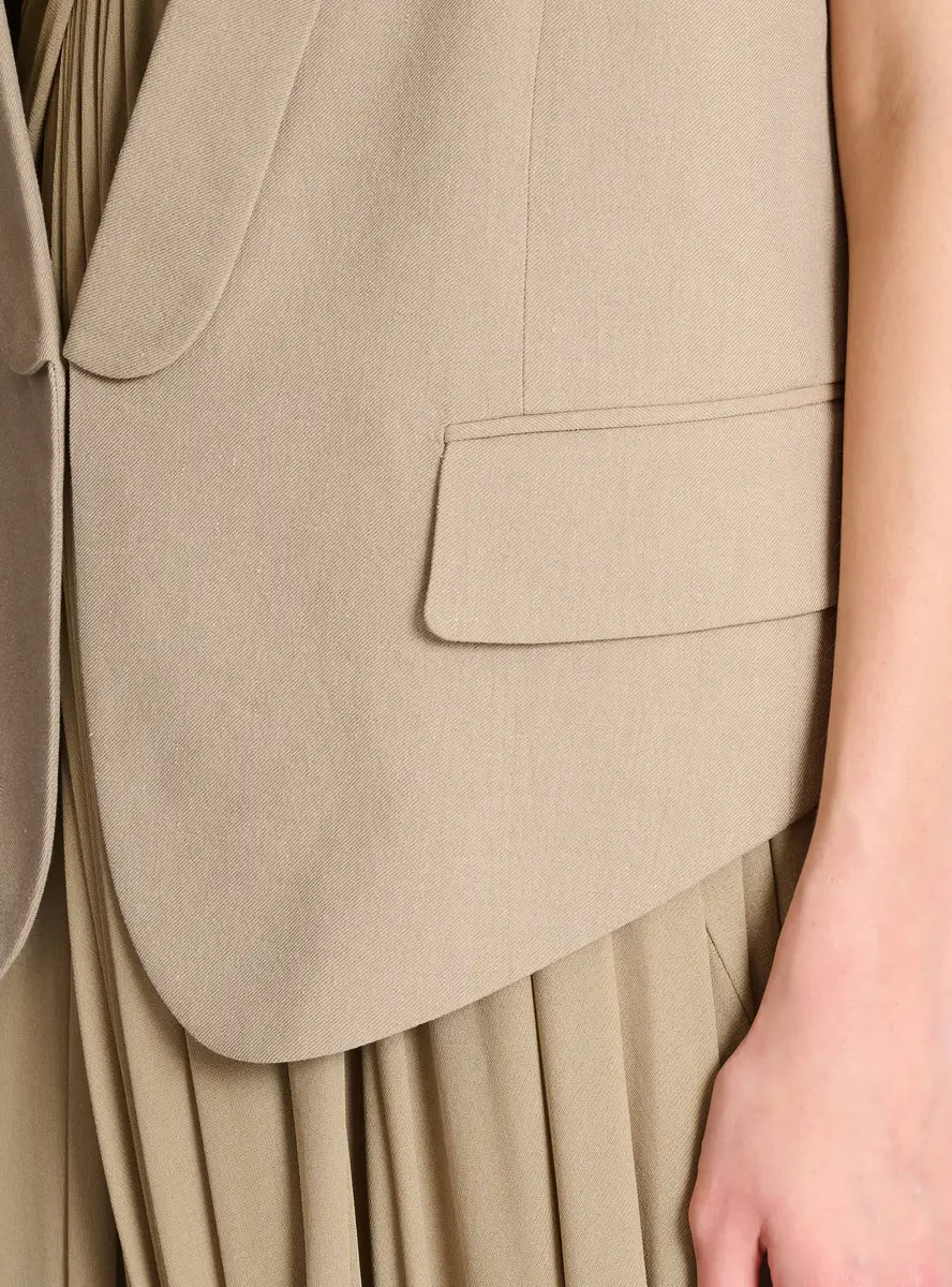 Balmain Cotton gabardine vest | Thumbnail 5 Balmain Cotton gabardine vest | Thumbnail 5