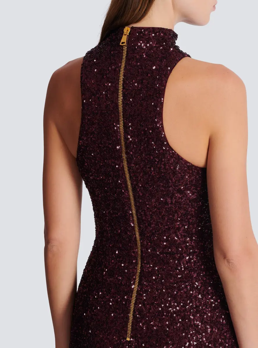 Balmain Long sleeveless sequin dress | Thumbnail 6 Balmain Long sleeveless sequin dress | Thumbnail 6