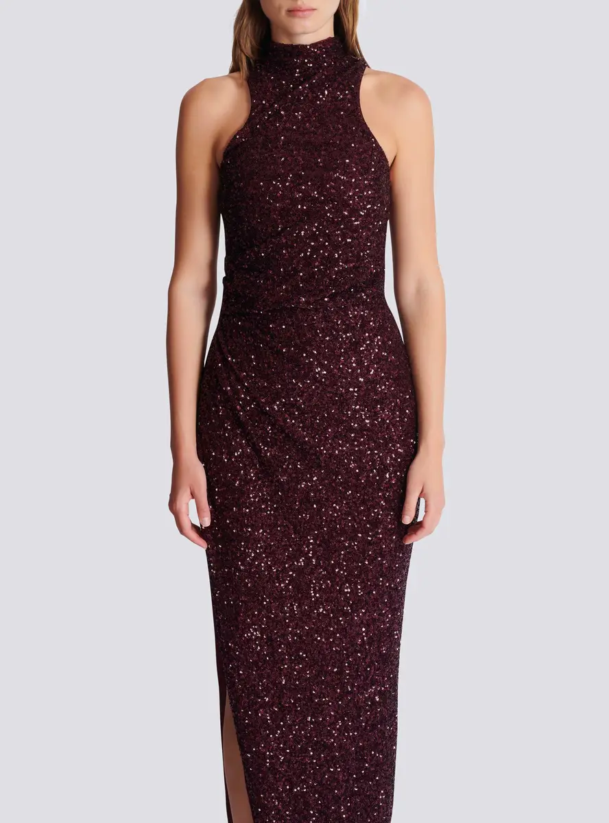 Balmain Long sleeveless sequin dress | Thumbnail 8 Balmain Long sleeveless sequin dress | Thumbnail 8