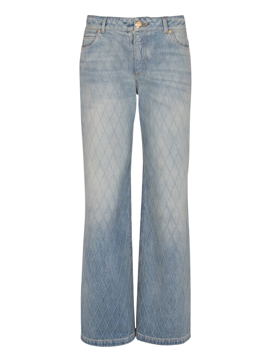 Diamond denim straight-fit jeans Diamond denim straight-fit jeans