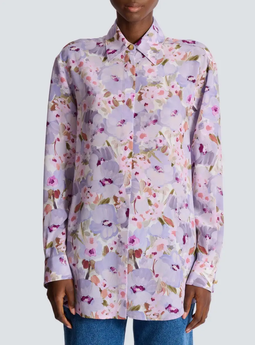 Balmain Printed cotton poplin shirt | Thumbnail 7 Balmain Printed cotton poplin shirt | Thumbnail 7