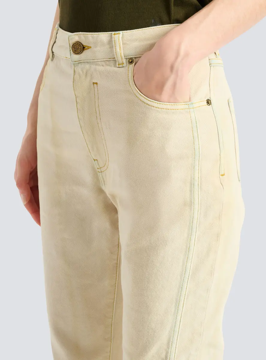 Balmain High-waisted faded denim jeans | Thumbnail 5 Balmain High-waisted faded denim jeans | Thumbnail 5