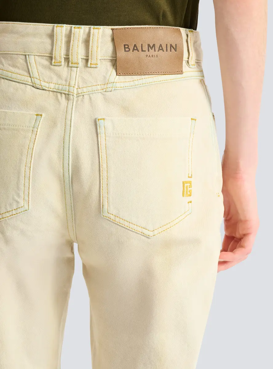 Balmain High-waisted faded denim jeans | Thumbnail 6 Balmain High-waisted faded denim jeans | Thumbnail 6