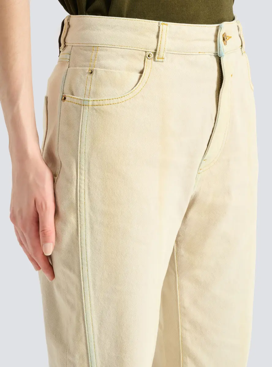 Balmain High-waisted faded denim jeans | Thumbnail 7 Balmain High-waisted faded denim jeans | Thumbnail 7