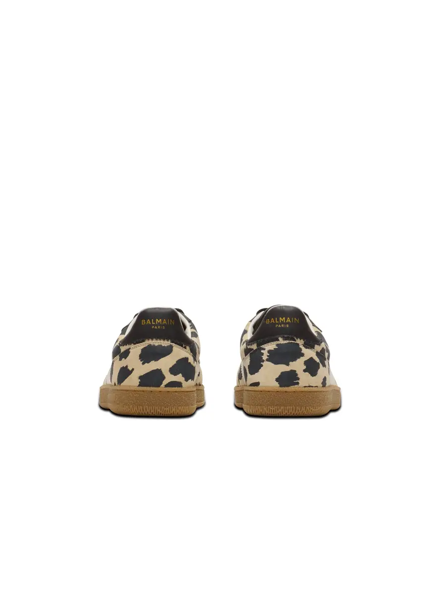 Balmain Swan leopard print suede leather sneakers | Thumbnail 4 Balmain Swan leopard print suede leather sneakers | Thumbnail 4