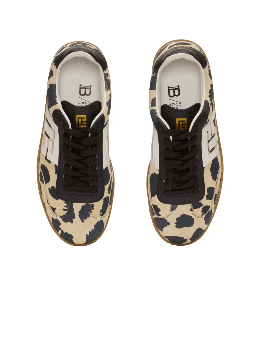 Balmain Swan leopard print suede leather sneakers | Thumbnail 8 Balmain Swan leopard print suede leather sneakers | Thumbnail 8