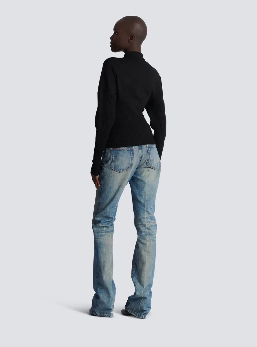 Balmain Zipped knit cardigan | Thumbnail 4 Balmain Zipped knit cardigan | Thumbnail 4