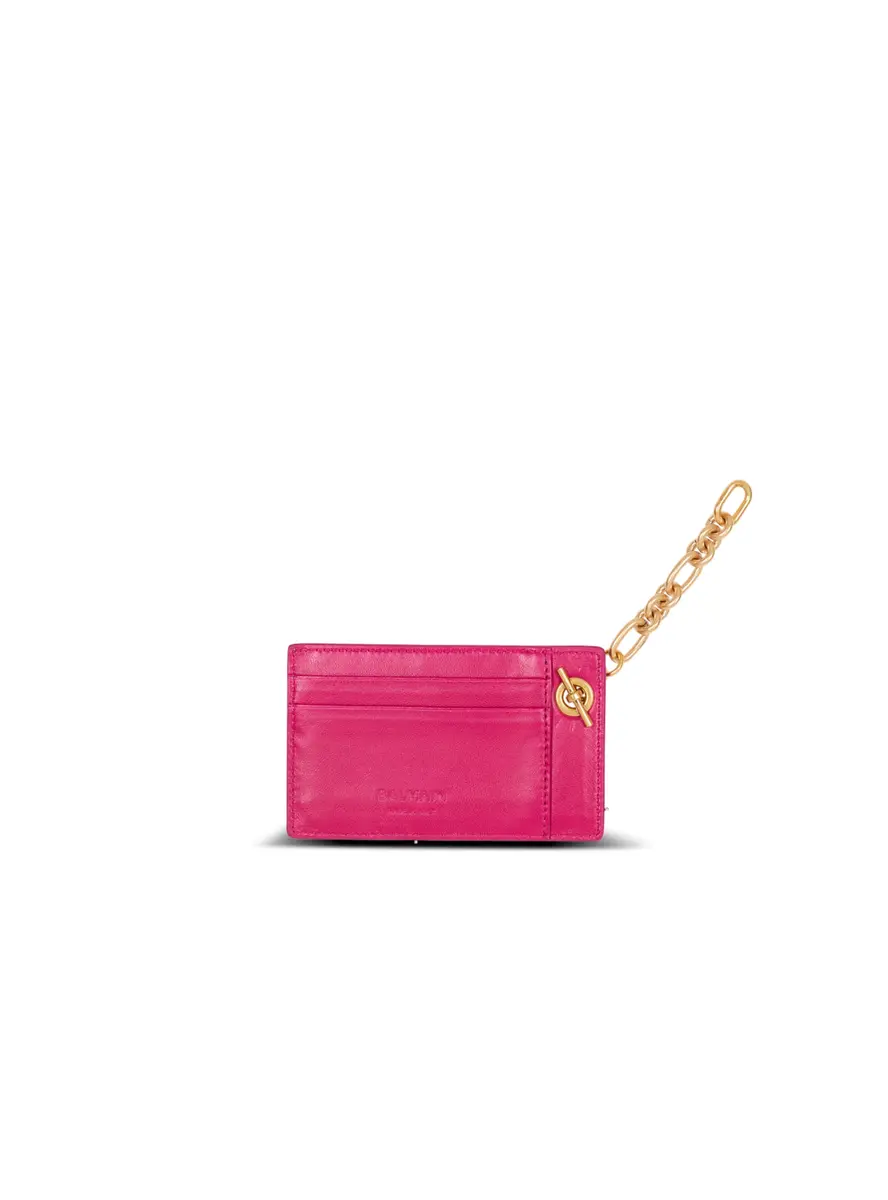 Balmain Pulse lambskin leather card holder | Thumbnail 2 Balmain Pulse lambskin leather card holder | Thumbnail 2