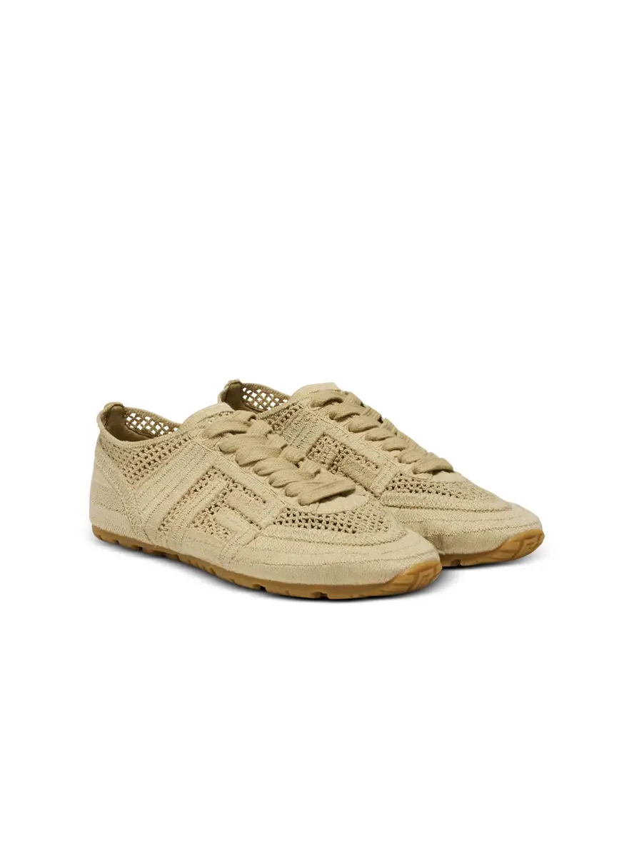 Balmain Racer 45 macramé sneakers | Thumbnail 3