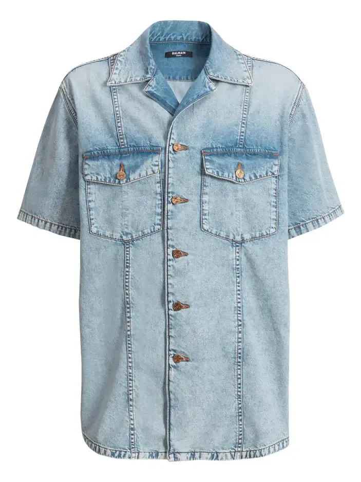 Light blue denim shirt Light blue denim shirt