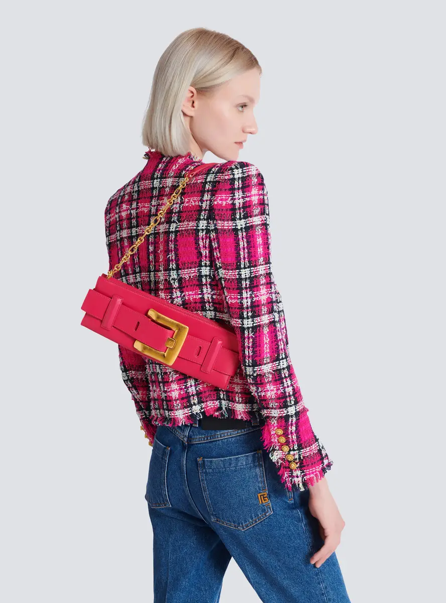 Balmain Anthem calfskin leather clutch | Thumbnail 2 Balmain Anthem calfskin leather clutch | Thumbnail 2