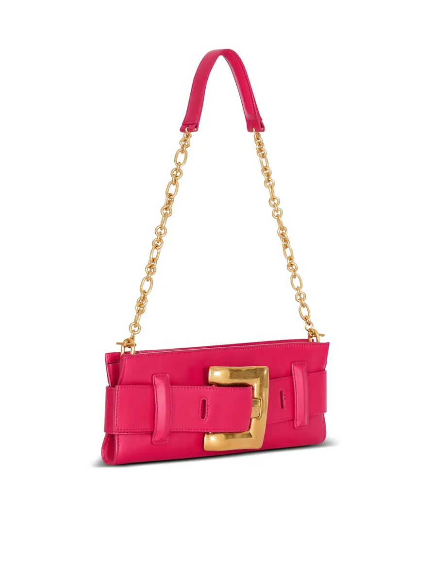 Balmain Anthem calfskin leather clutch | Thumbnail 3 Balmain Anthem calfskin leather clutch | Thumbnail 3