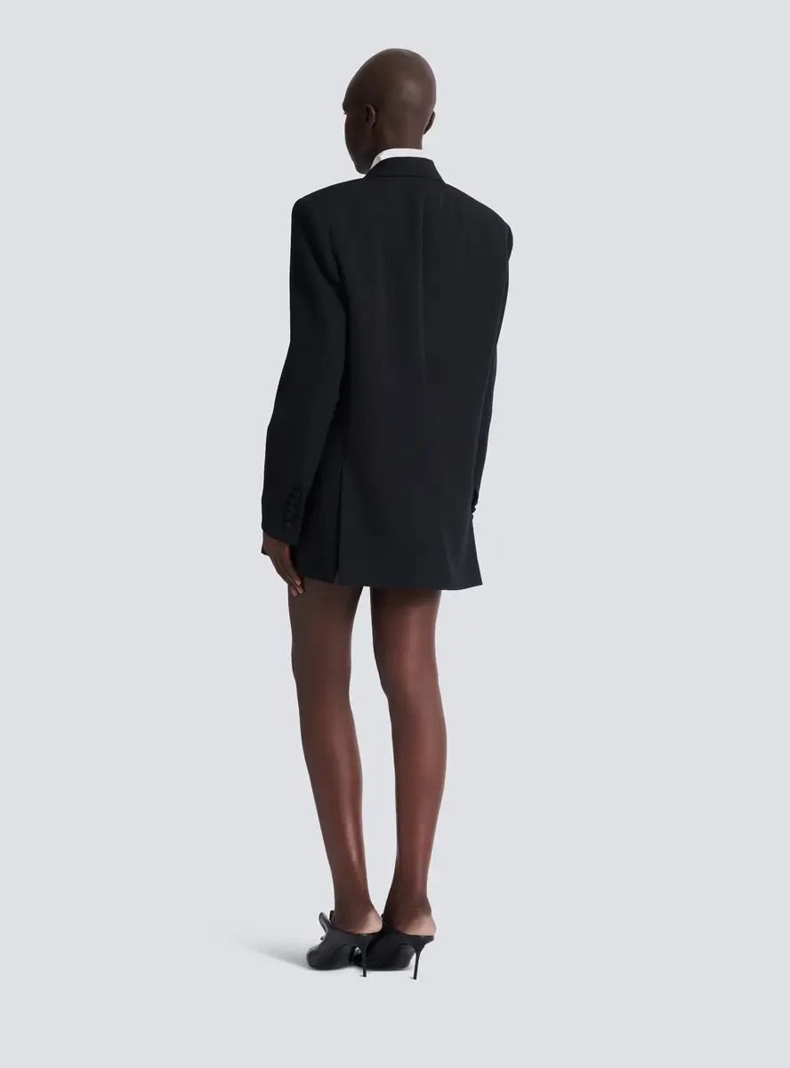 Balmain Oversized grain de poudre jacket | Thumbnail 4 Balmain Oversized grain de poudre jacket | Thumbnail 4