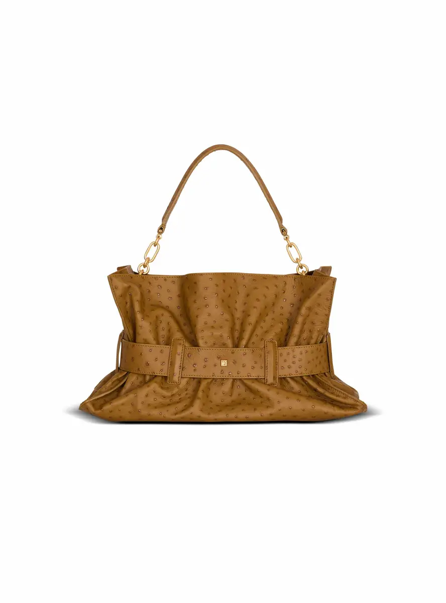 Balmain Medium Anthem bag in embossed calfskin | Thumbnail 3 Balmain Medium Anthem bag in embossed calfskin | Thumbnail 3