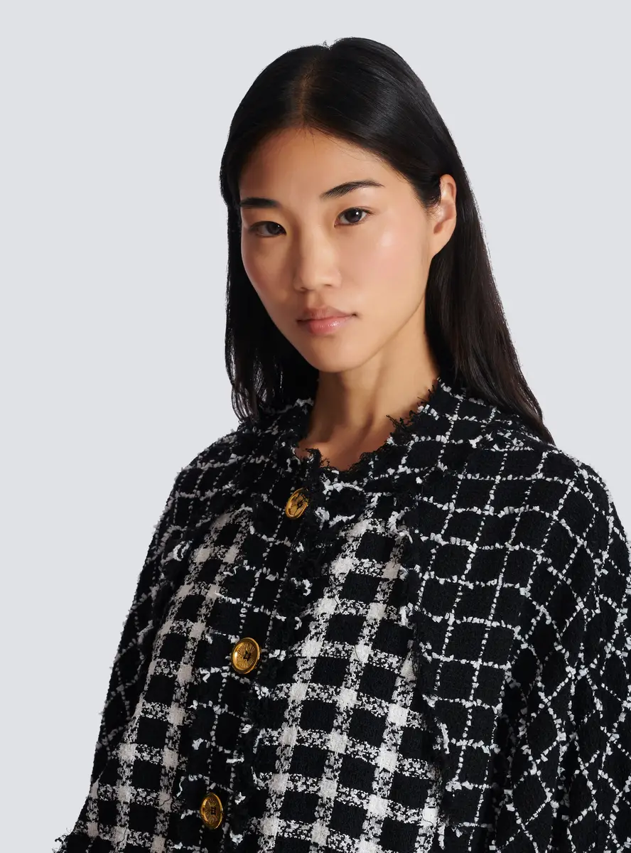 Balmain Oversized bomber jacket in mixed tweed | Thumbnail 6 Balmain Oversized bomber jacket in mixed tweed | Thumbnail 6