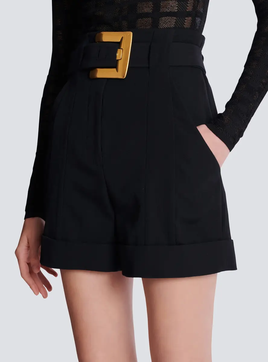 Balmain Grain de poudre shorts with belt | Thumbnail 5 Balmain Grain de poudre shorts with belt | Thumbnail 5