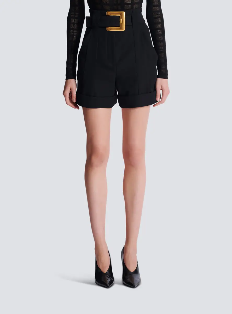 Balmain Grain de poudre shorts with belt | Thumbnail 6 Balmain Grain de poudre shorts with belt | Thumbnail 6