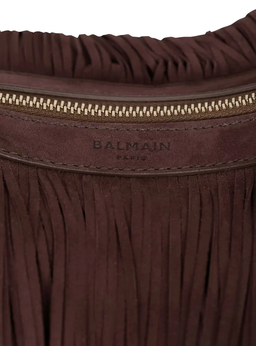 Balmain Ébène Hobo Large fringed suede bag | Thumbnail 5 Balmain Ébène Hobo Large fringed suede bag | Thumbnail 5