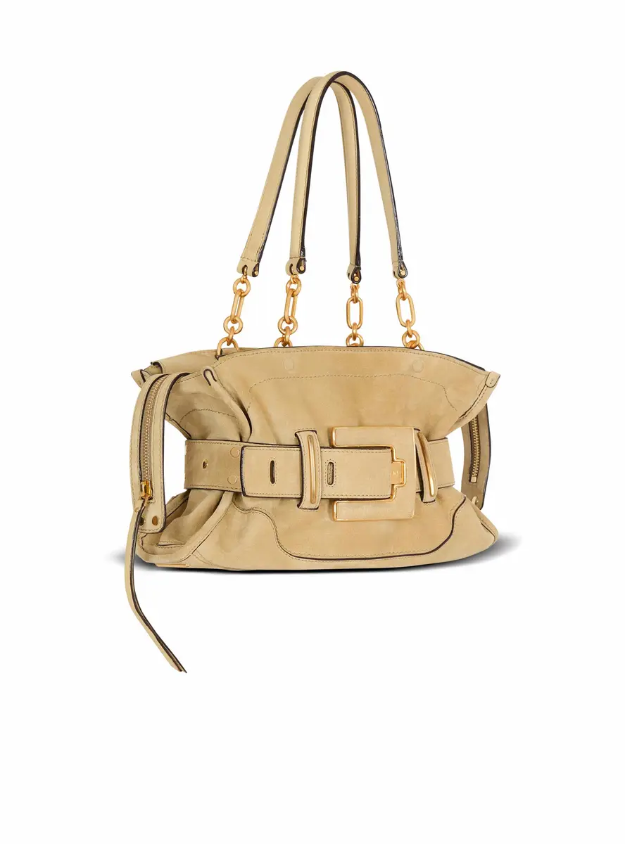 Balmain Suede Anthem bag | Thumbnail 3 Balmain Suede Anthem bag | Thumbnail 3