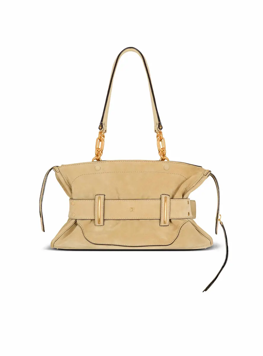 Balmain Suede Anthem bag | Thumbnail 4 Balmain Suede Anthem bag | Thumbnail 4