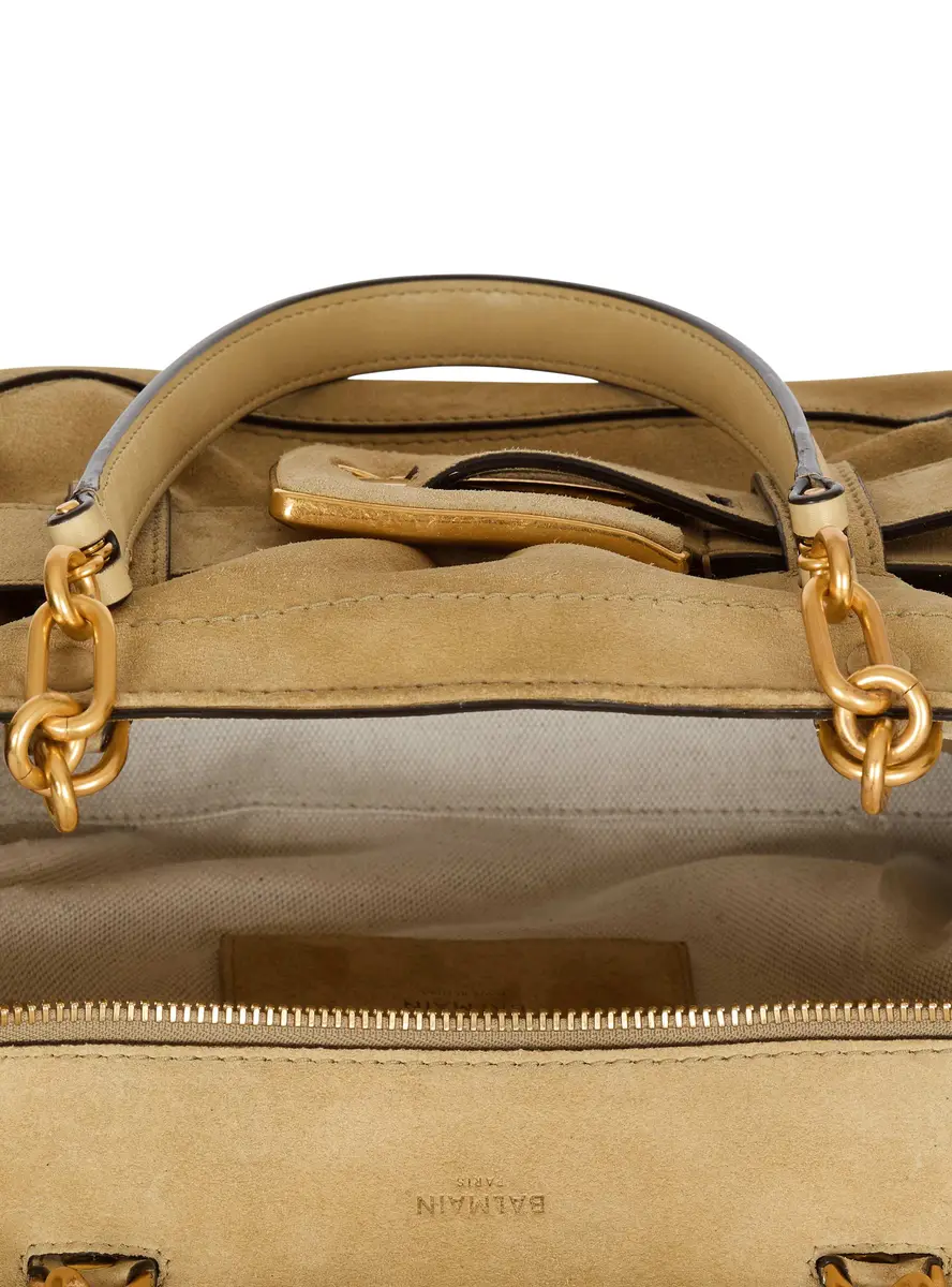 Balmain Suede Anthem bag | Thumbnail 7 Balmain Suede Anthem bag | Thumbnail 7