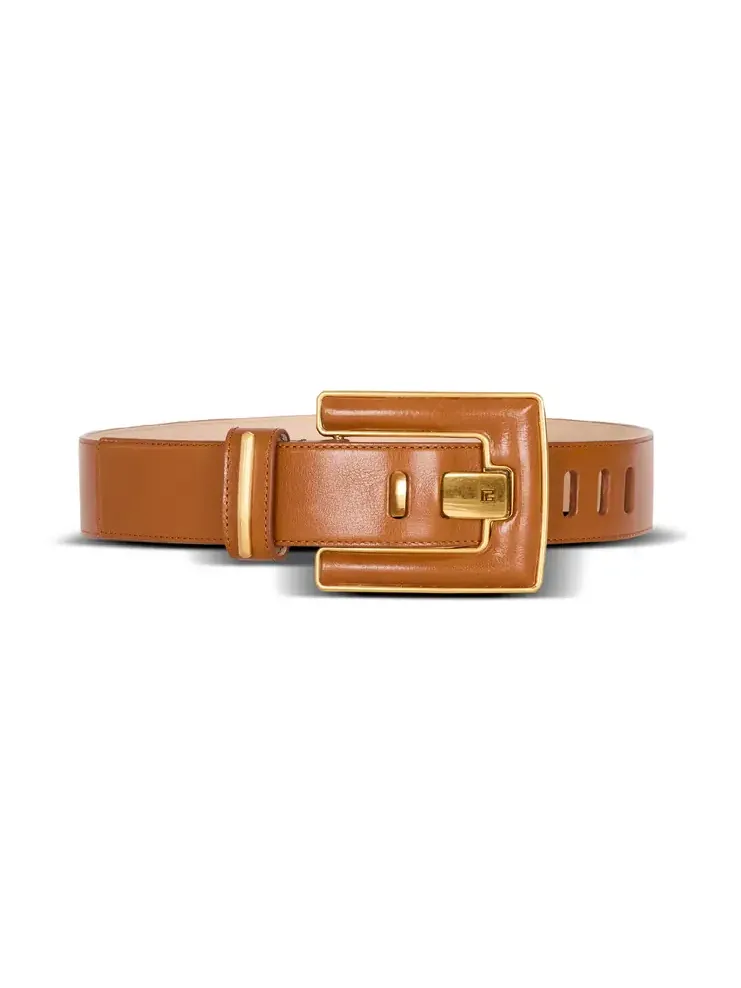 Anthem calfskin leather belt