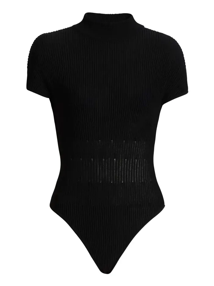 Ribbed knit bodysuit Ribbed knit bodysuit