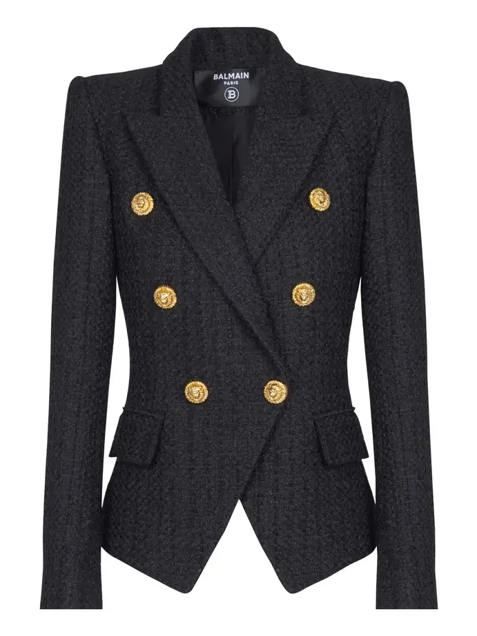 6-buttons tweed jacket 6-buttons tweed jacket