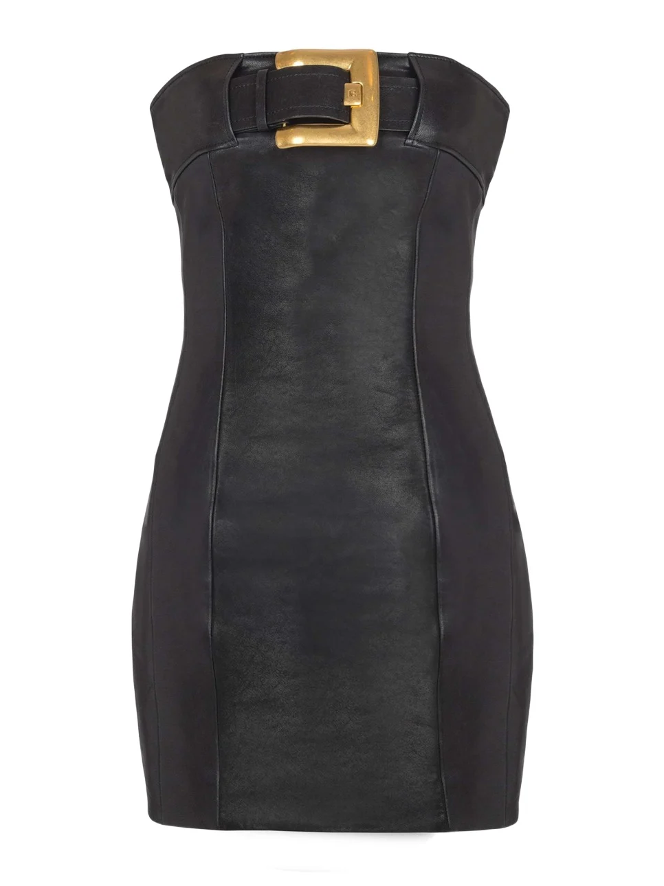Bustier dress with belt detail