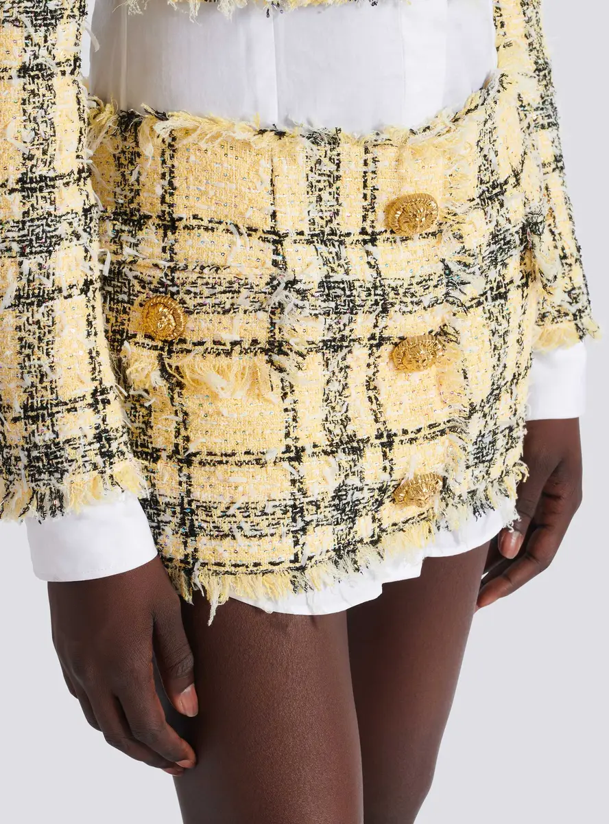 Balmain Glitter tweed mini skirt | Thumbnail 5 Balmain Glitter tweed mini skirt | Thumbnail 5