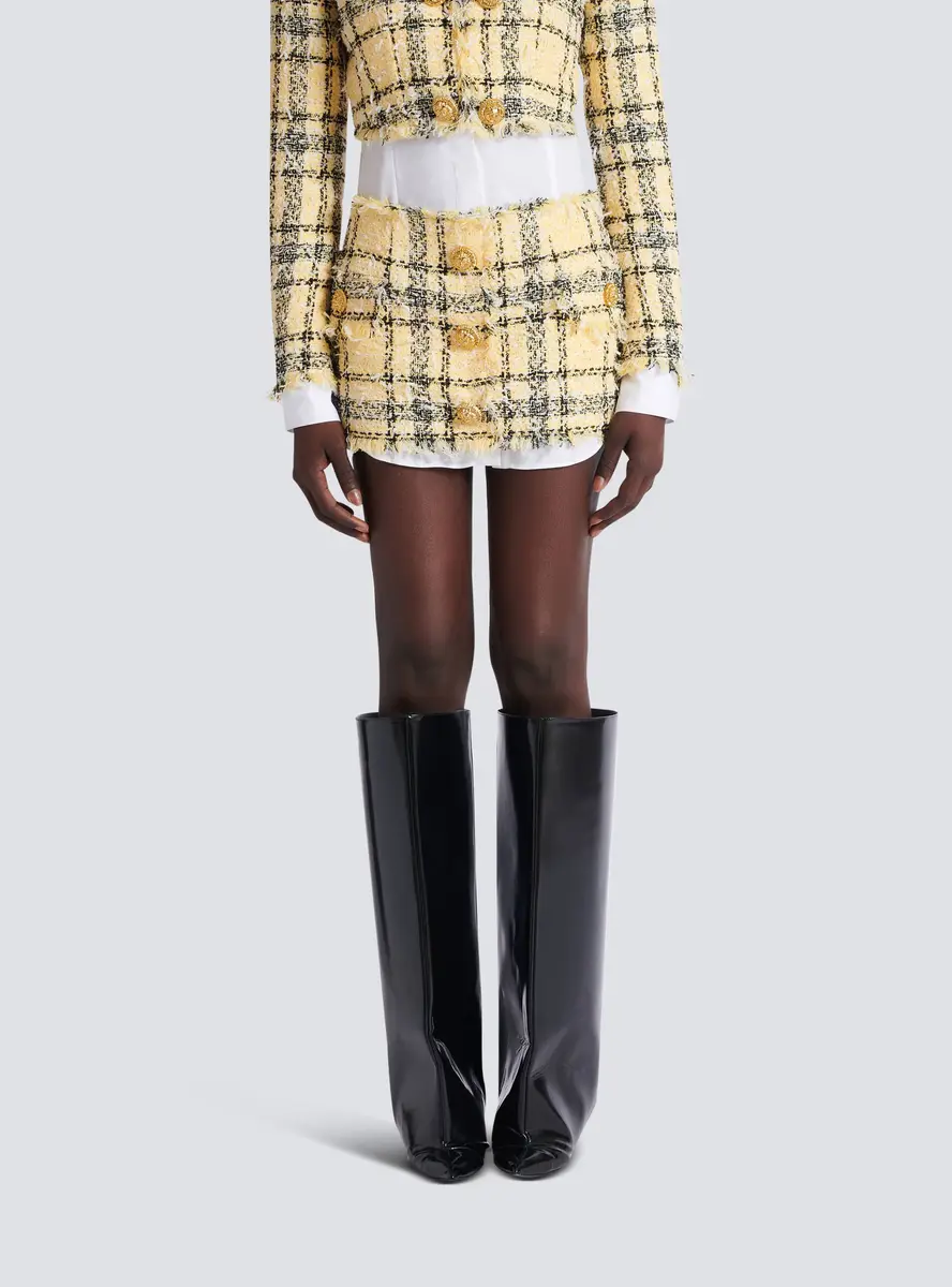 Balmain Glitter tweed mini skirt | Thumbnail 7 Balmain Glitter tweed mini skirt | Thumbnail 7