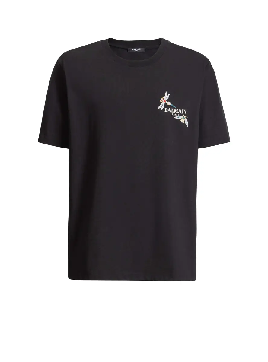 Balmain Embroidered Insect T-shirt | Image 1 Balmain Embroidered Insect T-shirt | Image 1