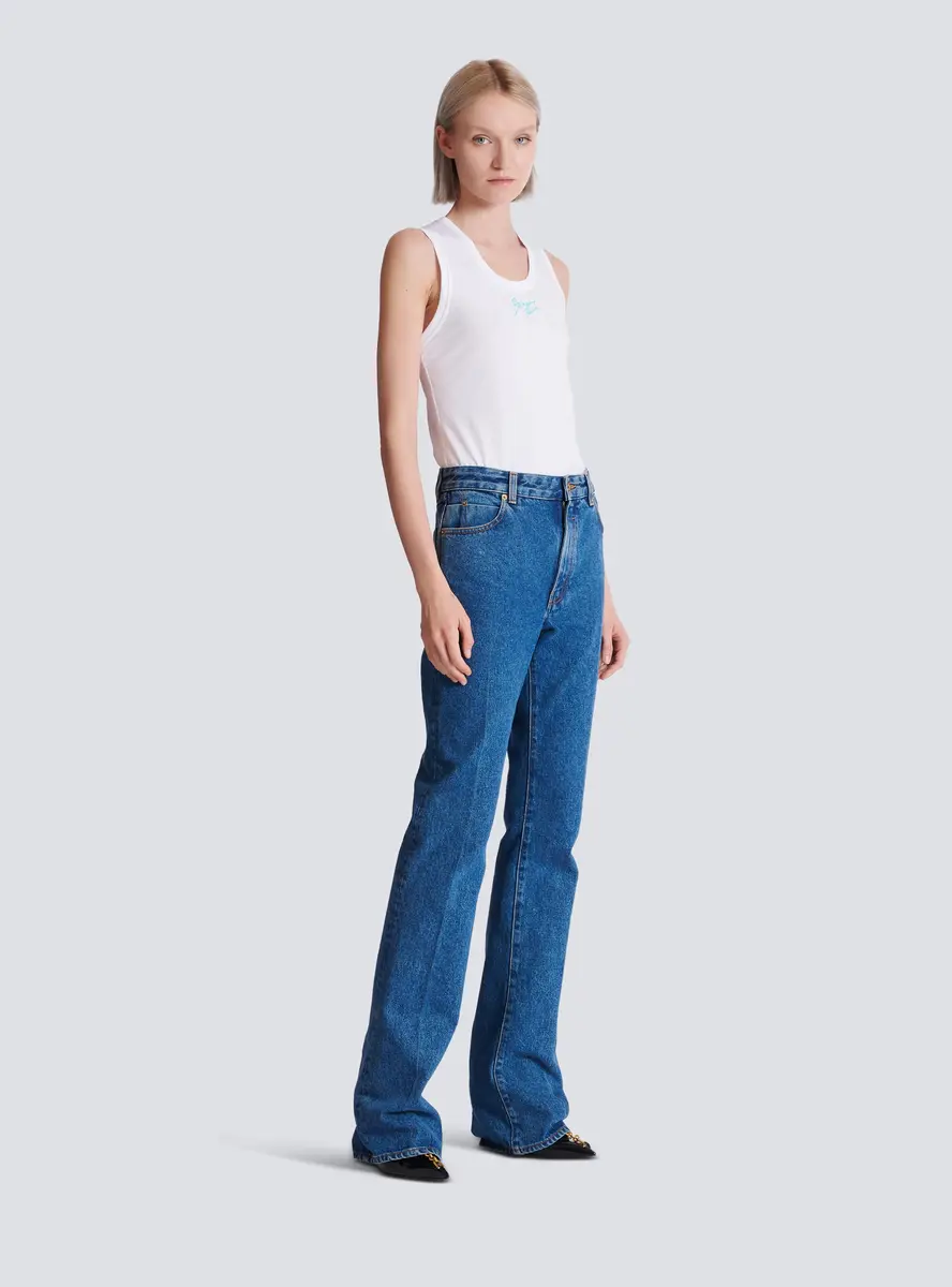 Balmain Straight-leg denim jeans | Thumbnail 3 Balmain Straight-leg denim jeans | Thumbnail 3