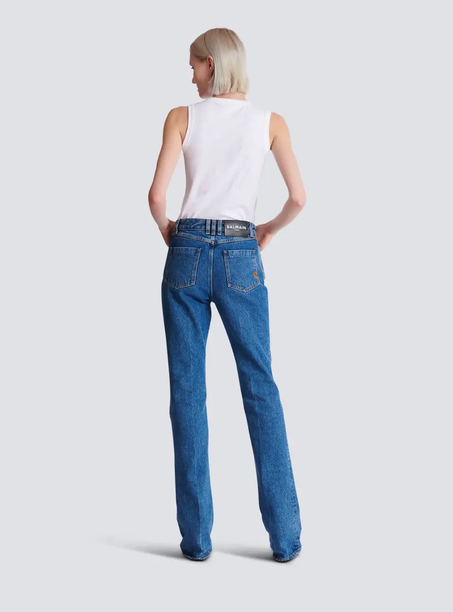 Balmain Straight-leg denim jeans | Thumbnail 4 Balmain Straight-leg denim jeans | Thumbnail 4