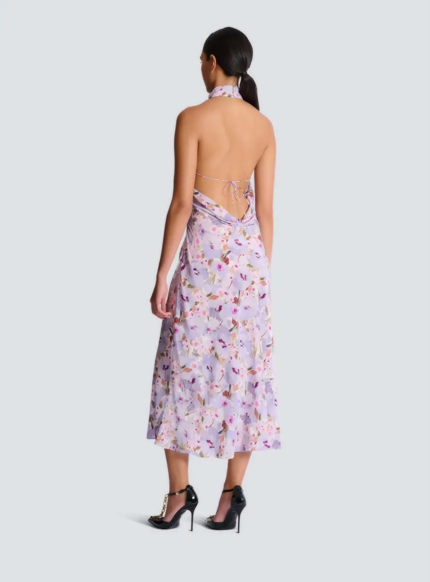 Balmain Printed Poppy Flower dress | Thumbnail 4