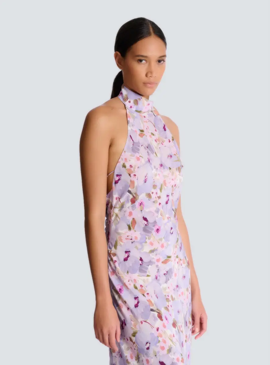Balmain Printed Poppy Flower dress | Thumbnail 5