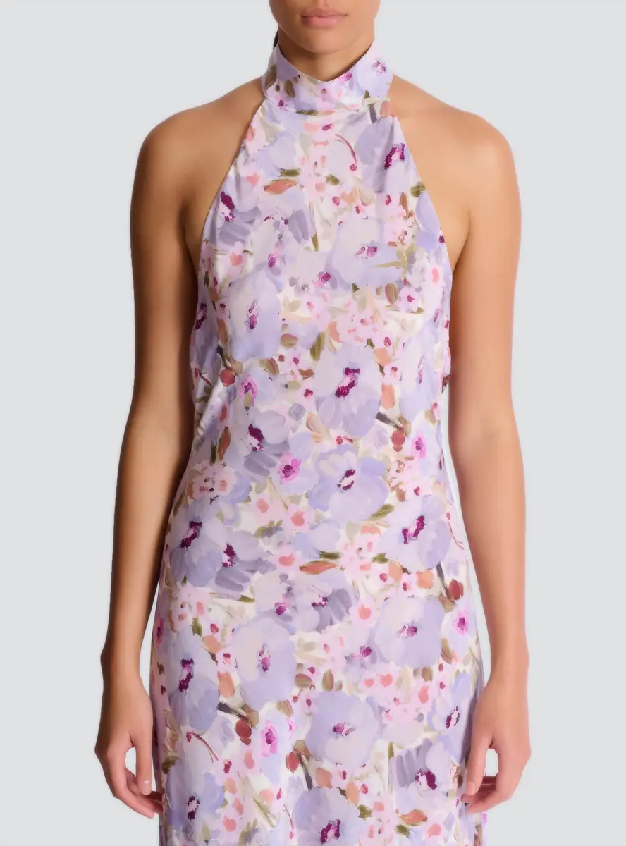 Balmain Printed Poppy Flower dress | Thumbnail 7