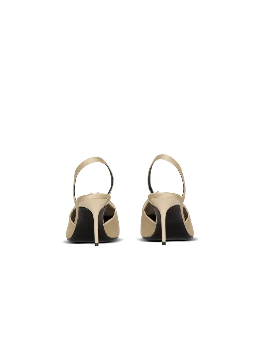 Balmain Cotton gabardine slingbacks with piercing | Thumbnail 4