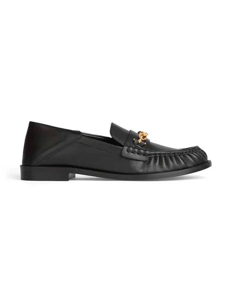 Sync smooth leather loafers