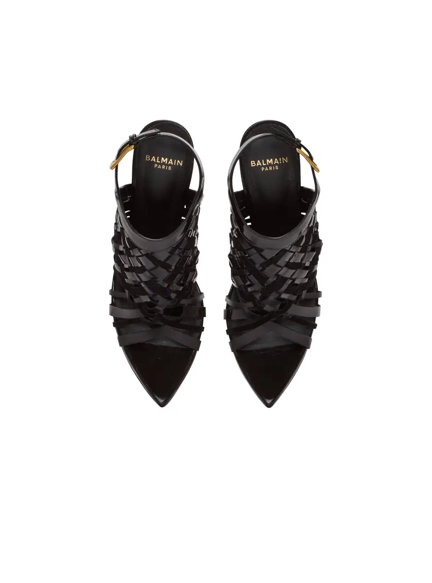 Balmain Fringed patent leather sandals | Thumbnail 6 Balmain Fringed patent leather sandals | Thumbnail 6