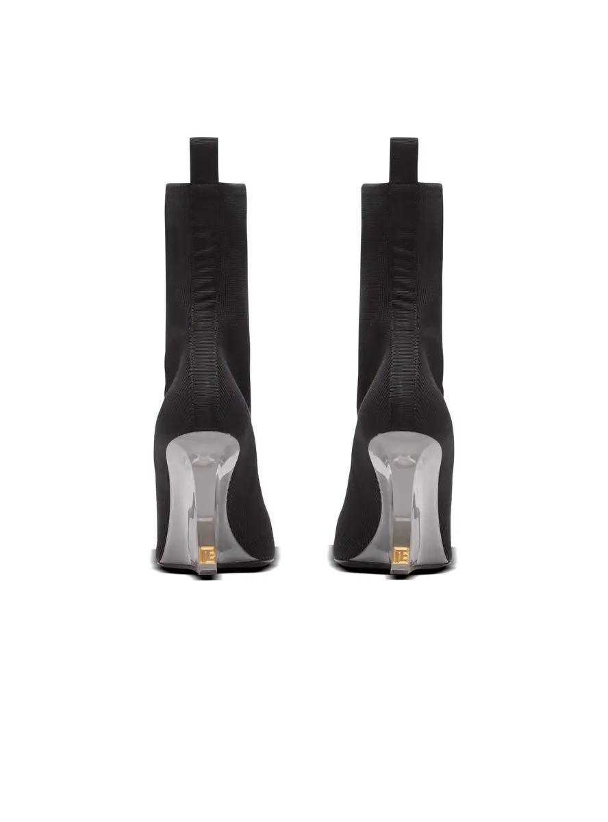 Balmain Wedge knit ankle boots | Thumbnail 4