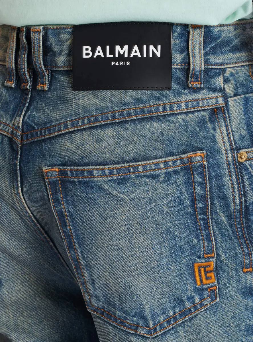 Balmain Slim straight-leg jeans in vintage denim | Thumbnail 5 Balmain Slim straight-leg jeans in vintage denim | Thumbnail 5