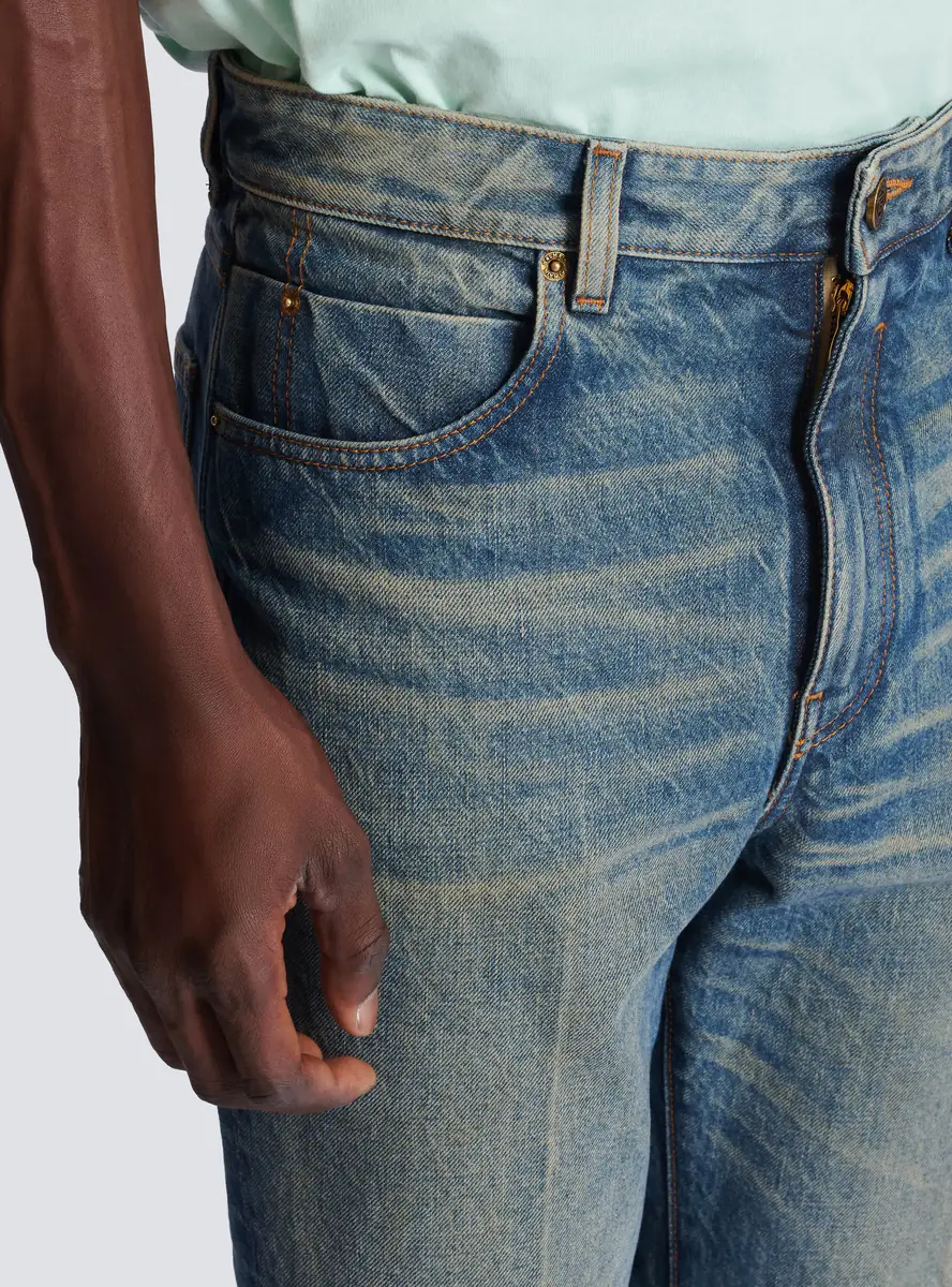 Balmain Slim straight-leg jeans in vintage denim | Thumbnail 6 Balmain Slim straight-leg jeans in vintage denim | Thumbnail 6