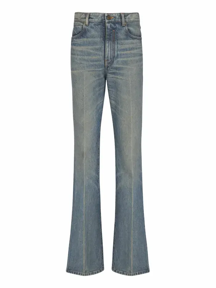 Balmain Slim straight-leg jeans in vintage denim