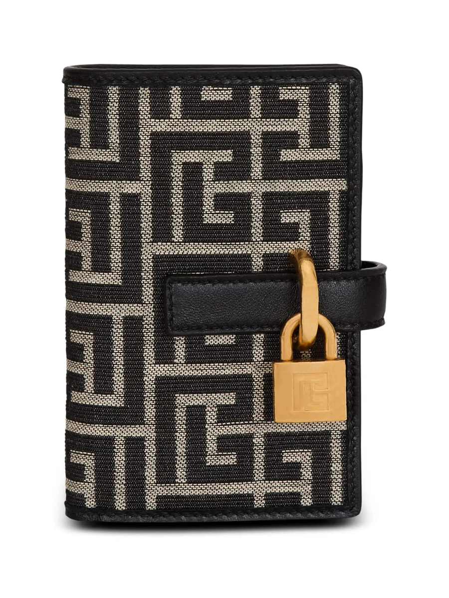 Pulse Holder monogram jacquard card holder Pulse Holder monogram jacquard card holder