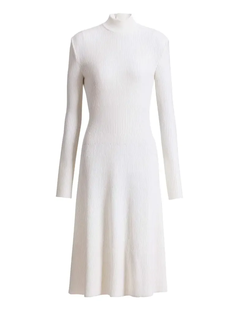 Balmain Long ribbed knit dress