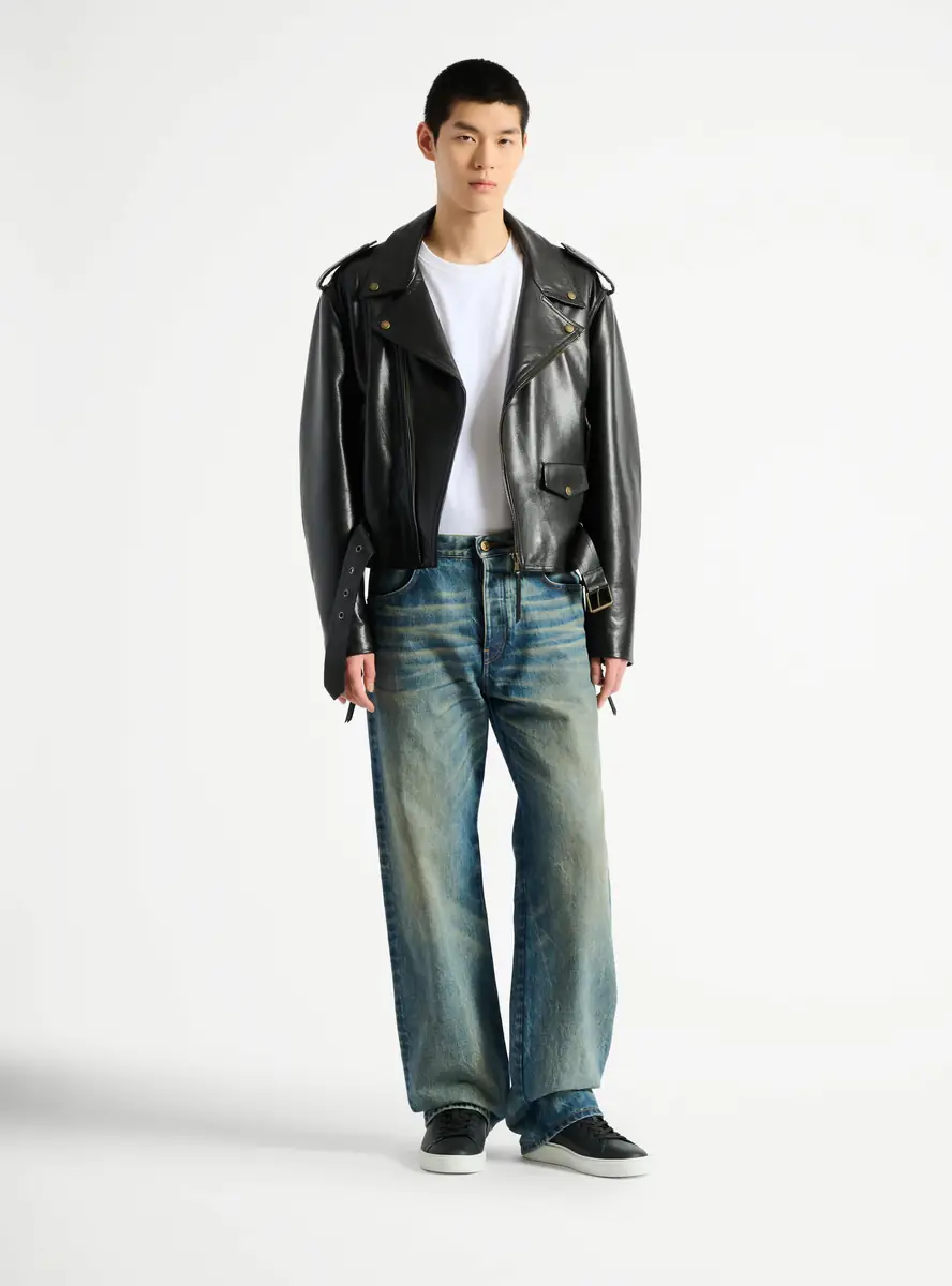 Balmain Loose-fit jeans in Vintage blue denim | Thumbnail 2 Balmain Loose-fit jeans in Vintage blue denim | Thumbnail 2