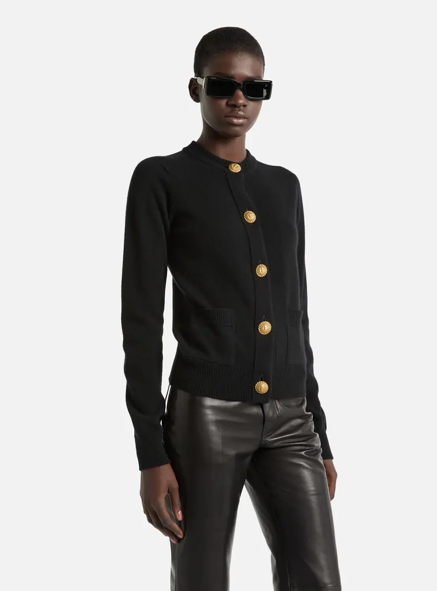 Balmain Eco-cashmere cardigan | Thumbnail 5 Balmain Eco-cashmere cardigan | Thumbnail 5