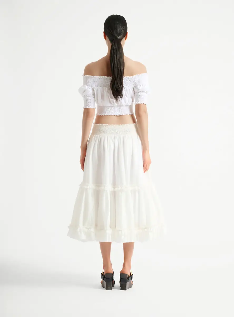 Balmain Long gathered skirt | Thumbnail 4 Balmain Long gathered skirt | Thumbnail 4